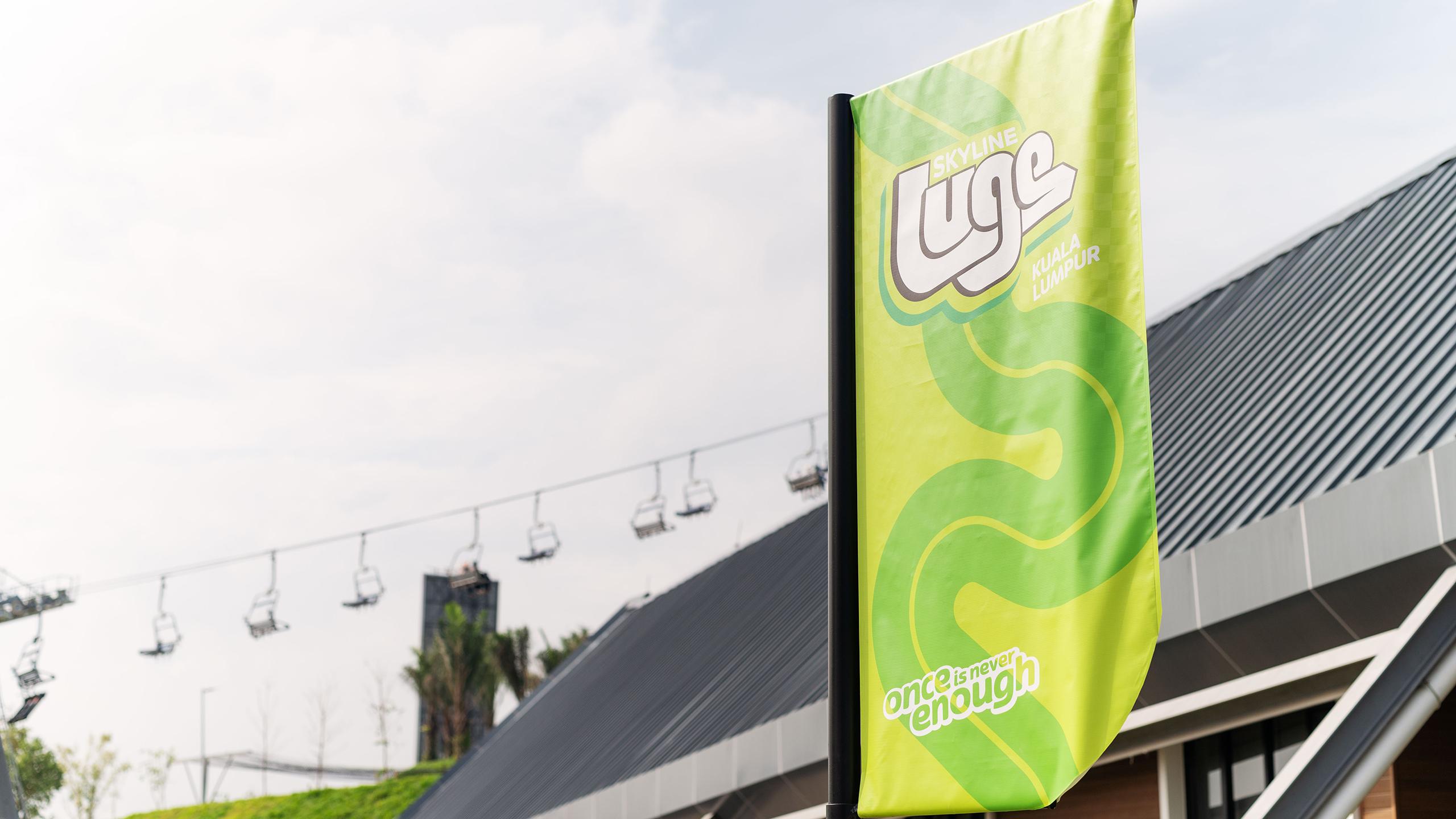 Luge Signage in Kuala Lumpar